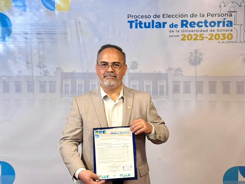 SE REGISTRA EZEQUIEL RODRÍGUEZ JAUREGUI COMO ASPIRANTE AL CARGO DE RECTOR